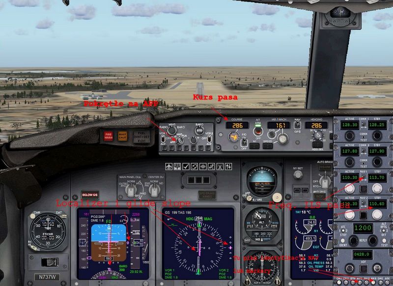 ILS default 738