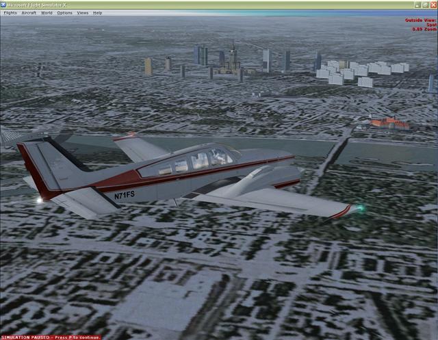 #1- Approaching downtown - 2000ft, winter